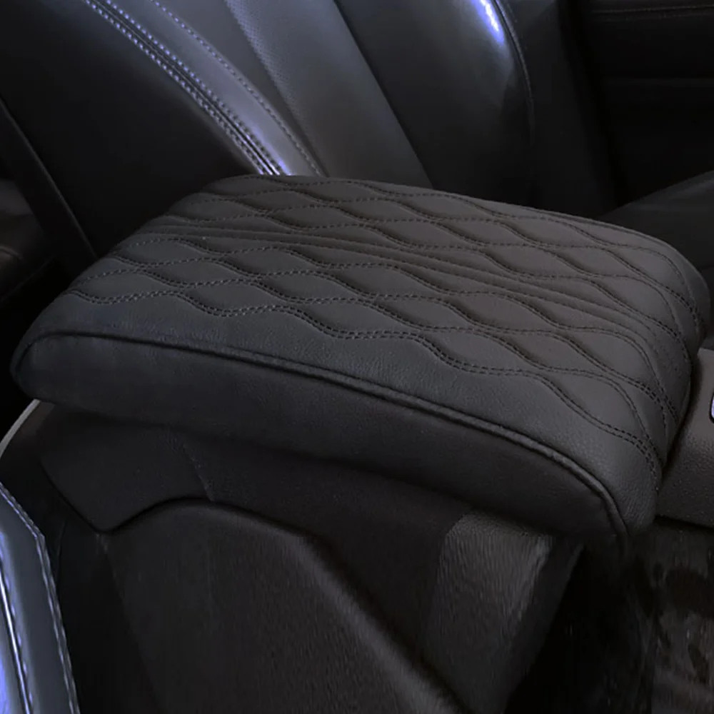 

Black/gray/beige Car Central Armrest Box Protection Cover Increased Pad Artificial Leather Car Interior Decoration Accessories