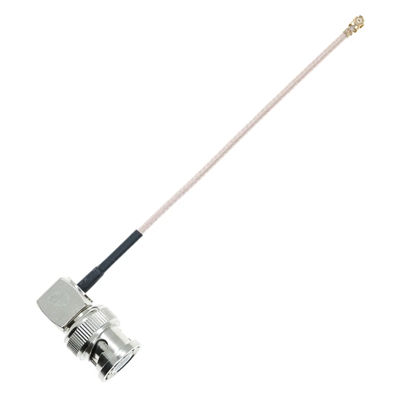 IPX IPEX UFL U.FL к BNC папа правый угол RA 90 градусов RF RG178 кабель Pigtail коаксиальный мини PCI