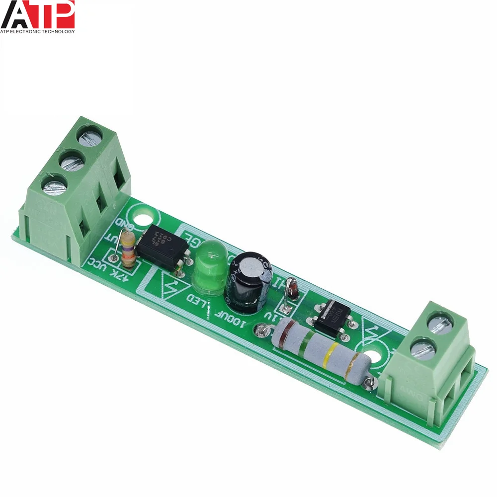1-Bit AC 220V Optocoupler изоляционный модуль обнаружения напряжения Адаптивная плата 3-5V