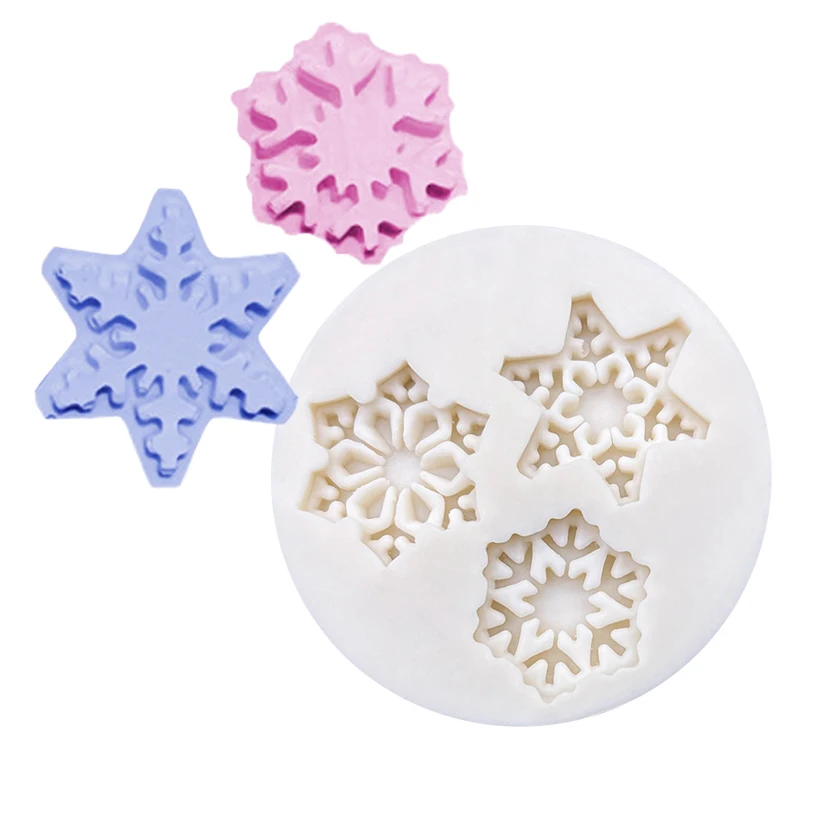 

Снежинка, силиконовая форма для поделок, инструменты для смолы, шоколад, фотография