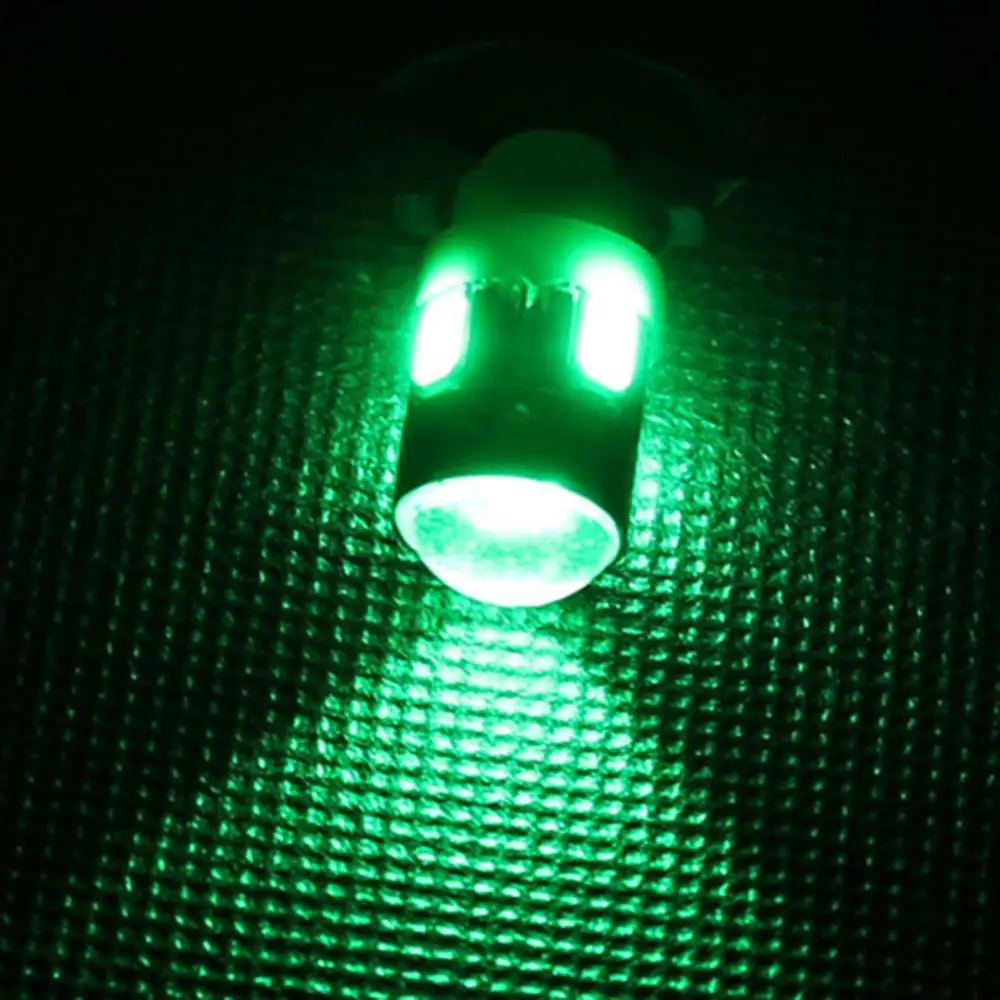 

2Pcs T10 6 SMD 5630 Chip Car LED Lens Indicator Wedge Dome Lights Bulbs Lamps Low Power Consumption Light