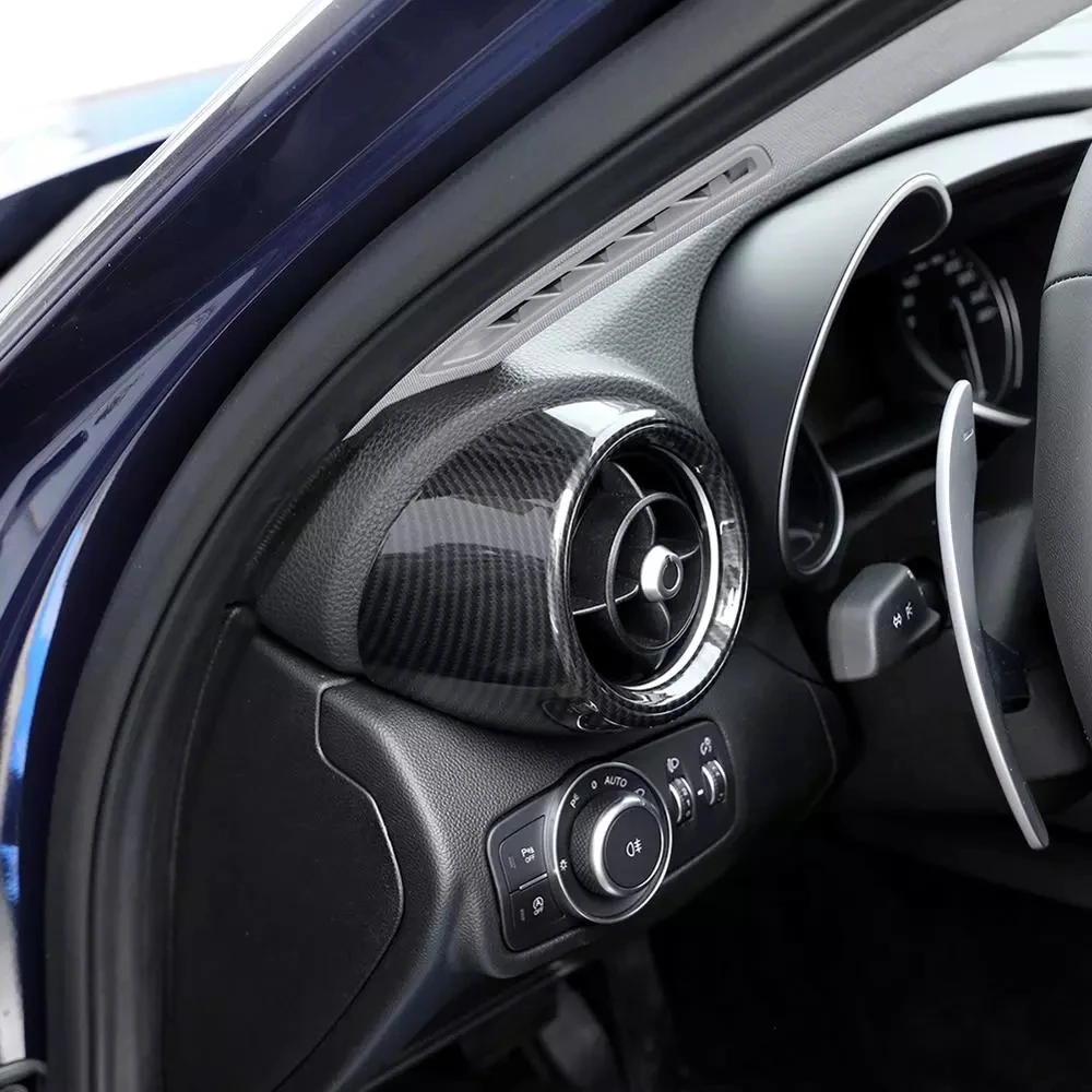 2 шт. Стильная крышка из углеродного волокна АБС-пластика для вентиляционного