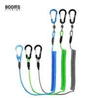 booms fishing t02 2m heavy duty fishing lanyard for boating ropes with camping carabiner secure lock fishing tools accessories