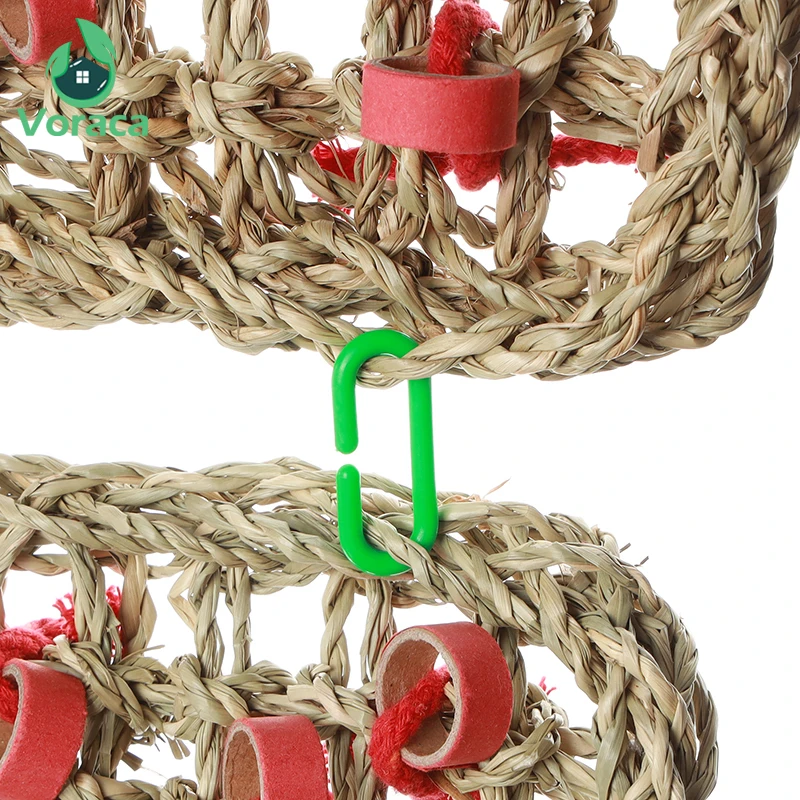 Двойной Слои попугай канатная сетка для лазанья собак и кошек игрушки птицы