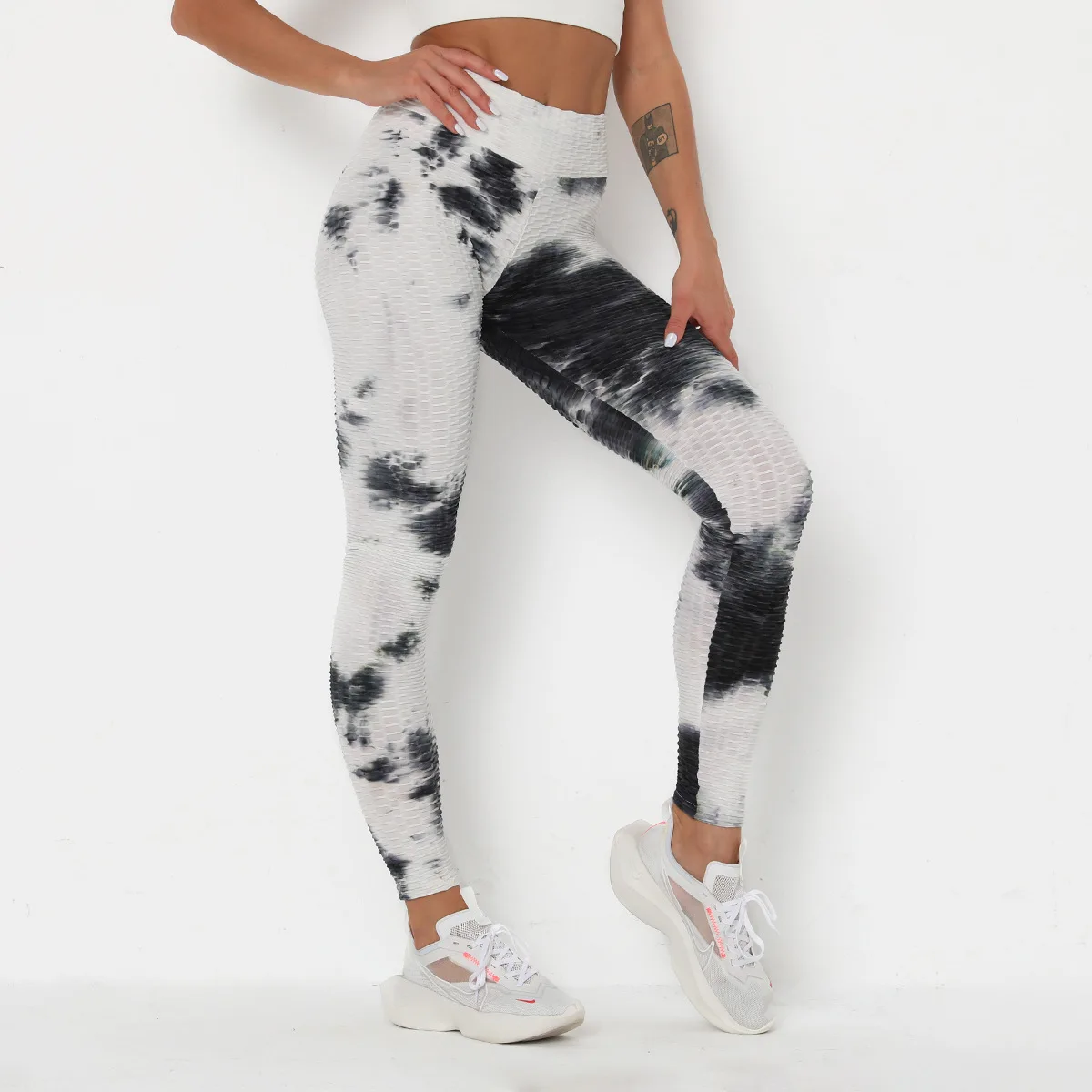 

New Tie dye Push Up Leggings 2020 High Waist Fitness legging High elasticity Gym Exercise Running Workout Trousers Yoga pants