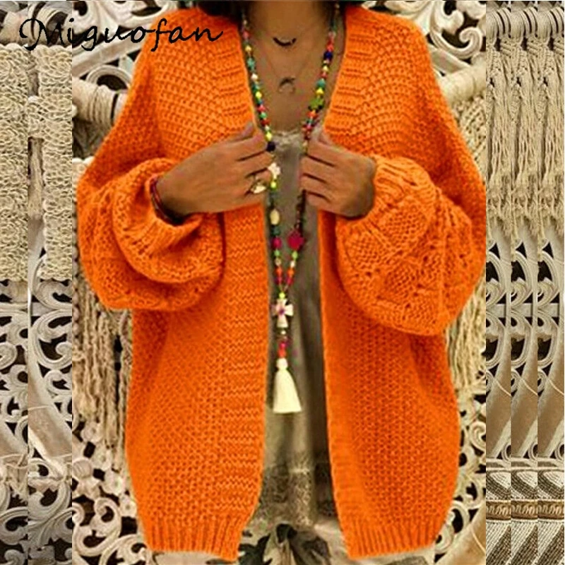 kimono cardigan women loose causal sueter mujer autumn winter knitted sweater oversized ladies tops 2020 kardigan femme sweter |