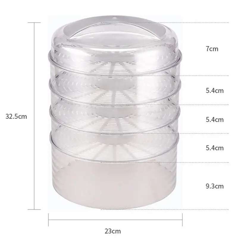 

1PC Transparent Heat Preservation Vegetable Cover Multi-Function Cover Anti-Mosquito Food Fresh Cover PS Plastic OK 1135