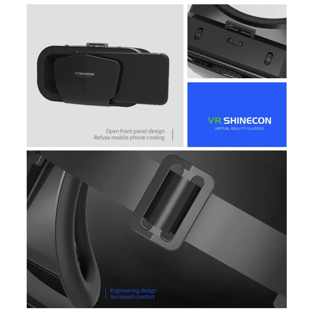 Очки виртуальной реальности 3D очки Гарнитура для фильмов видео игр | Электроника