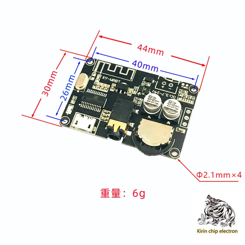

1PCS/LOT Bluetooth 5.0 Decode Board Stereo Bluetooth Audio Module Wide Voltage Sound Volume Tunable Box Power XY-WRBT