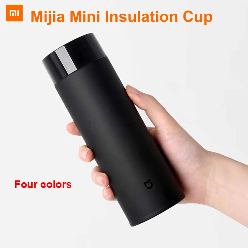 

Бутылка для воды Xiaomi Mijia, 350 мл, из нержавеющей стали, легкий термос, вакуумная мини-чашка, для кемпинга, путешествий, умная Изолированная чашк...