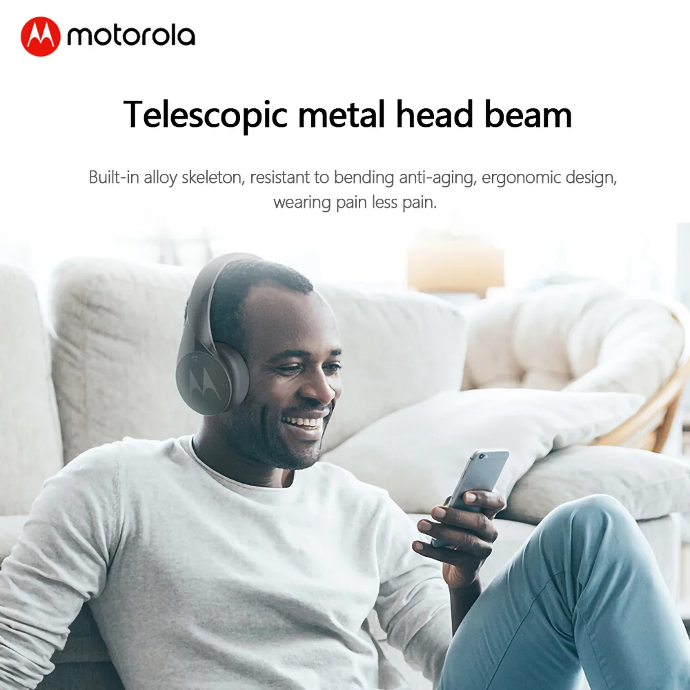 Bluetooth гарнитура Motorola беспроводные наушники игровые сабвуфер стерео умное
