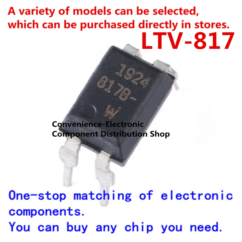 10PCS/PACK 817B 817C SMD SOP-4 LTV-817 DIP4 LTV-817C LTV-816B LTV817 DIP-4 Optocoupler | Integrated Circuits