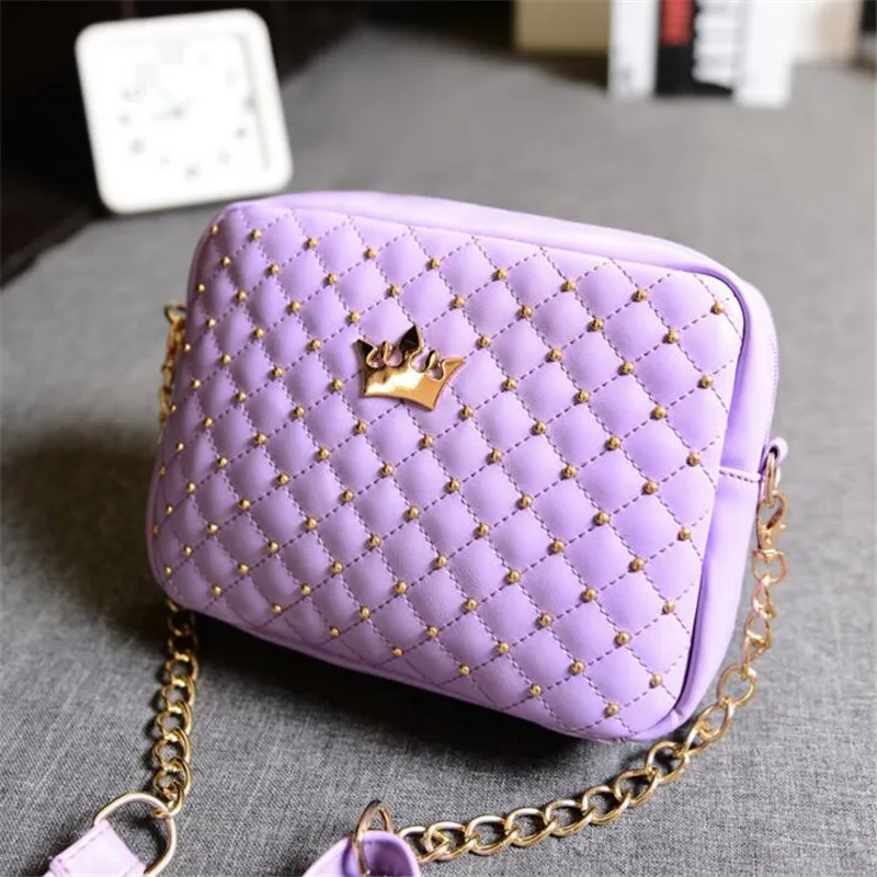 2019 брендовые дизайнерские мягкие сумки с заклепками для лица женская сумка через