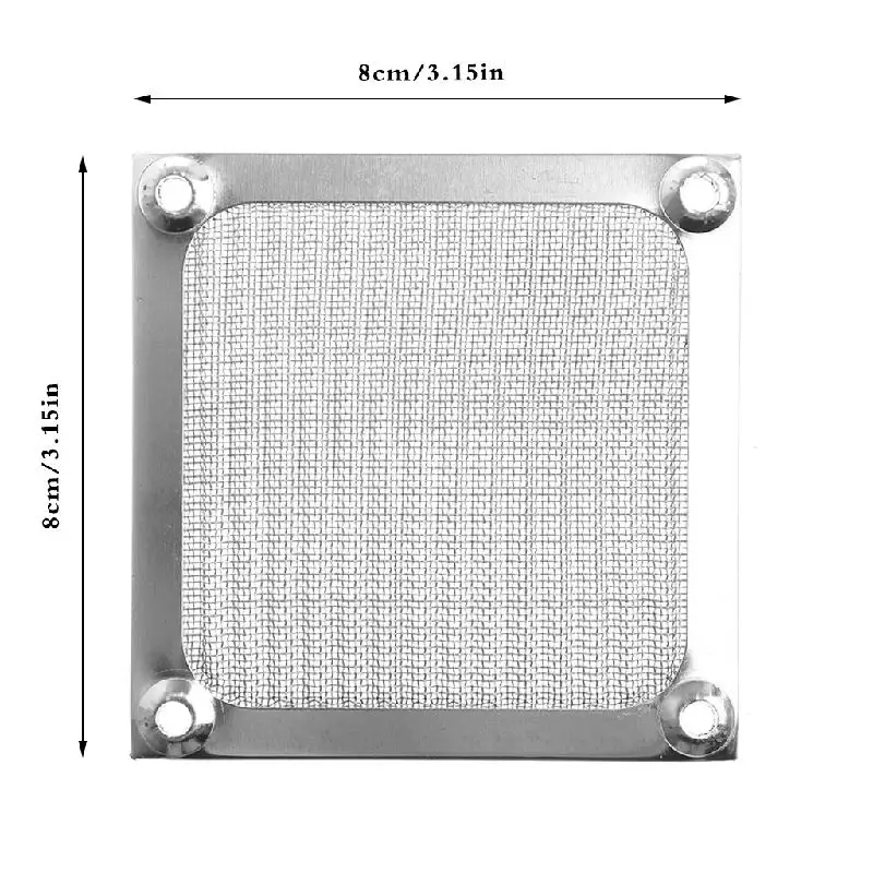 

Metal Dustproof Mesh Dust Filter Net Guard 12/9/8cm For Computer Case Cooler Fan R9JB