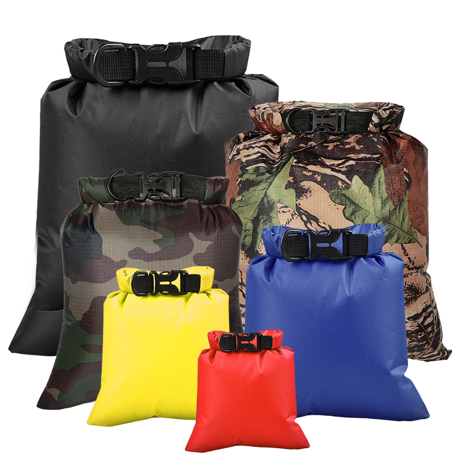 

6 шт. на открытом воздухе Водонепроницаемый мешок сухой куртка дл плавающий каякинга пляж на открытом воздухе Водонепроницаемый мешок водн...