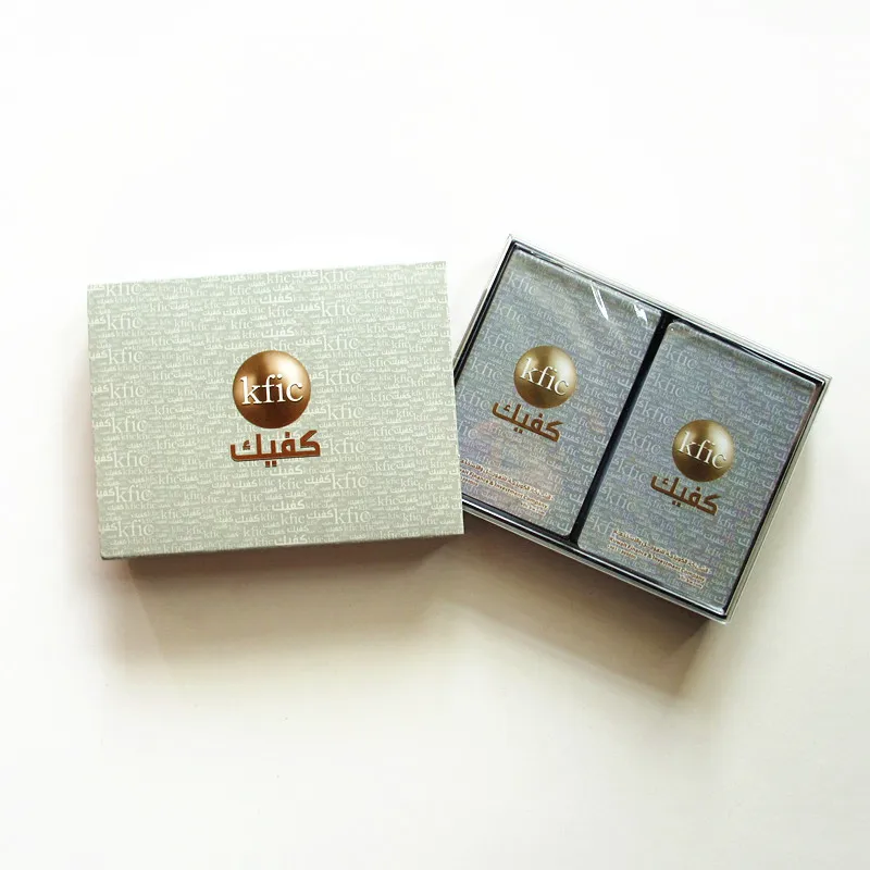 Арабские пластиковые игральные карты 2 подарочные наборы ПВХ водонепроницаемый