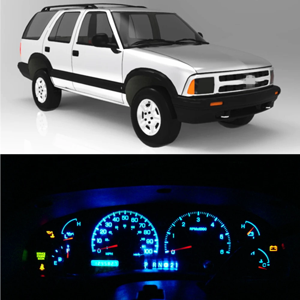 WLJH супер яркий инструмент панель кластер манометр спидометра полный