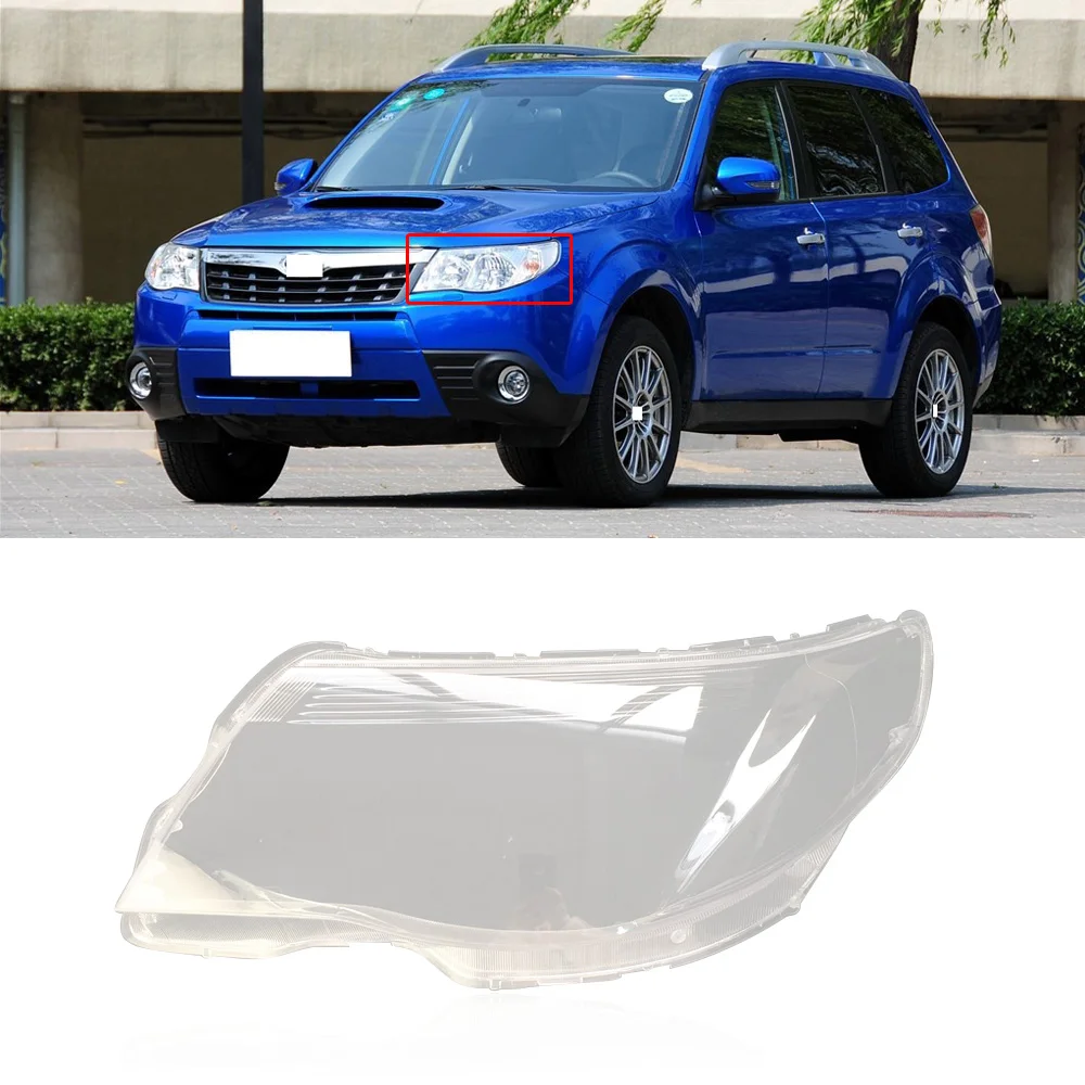 Налобный фонарь CAPQX для Subaru Forester 09 12 прозрачный чехол передней фары