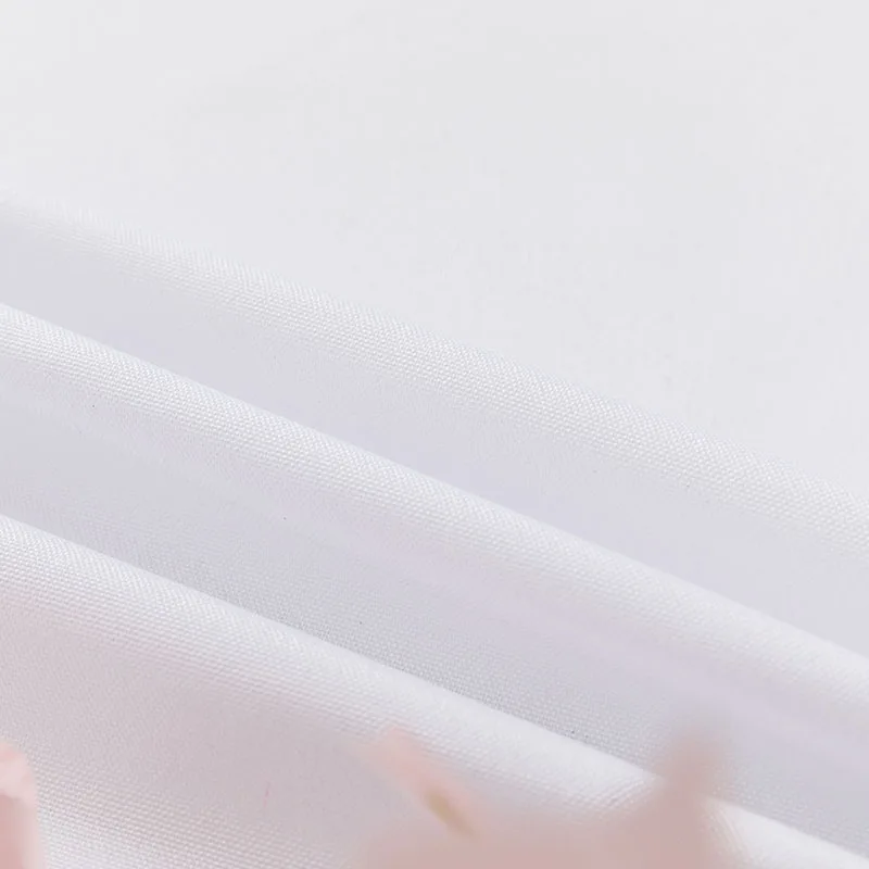 Белый полиэстер прямоугольник Скатерти плотная покрытие стола для свадьбы