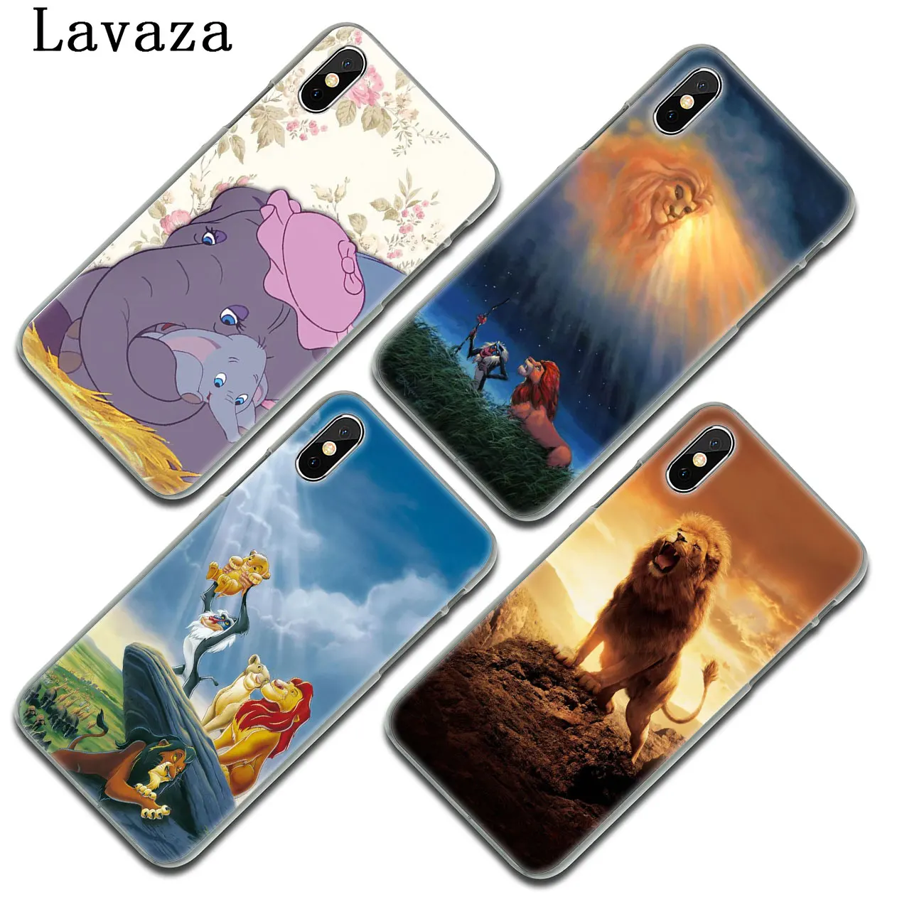 Твердый чехол для телефона Lavaza с рисунком короля льва дамбо iPhone XR XS X 11 Pro Max 10 7 8 6 6S 5
