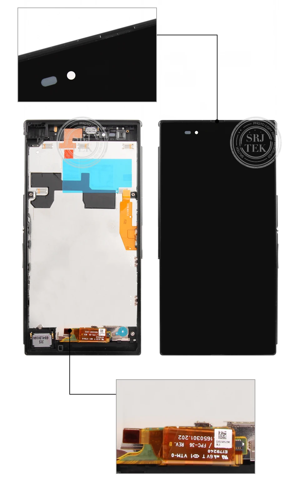 Протестированный ЖК-дисплей для SONY Xperia Z Ultra дисплей сенсорный экран дигитайзер для SONY Xperia Z Ультра дисплей с рамкой XL39h XL39 C6833