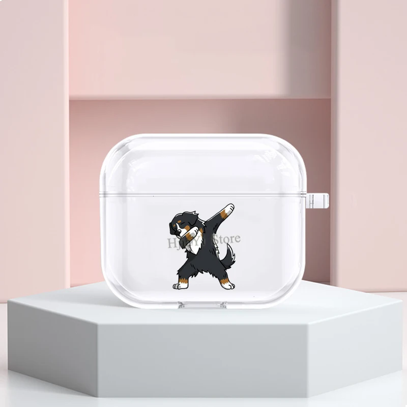 

Защитный чехол для наушников Bernese Mountain Dog Dance чехол из ТПУ для Apple Airpods 3, чехол для Airpods Pro 2/1