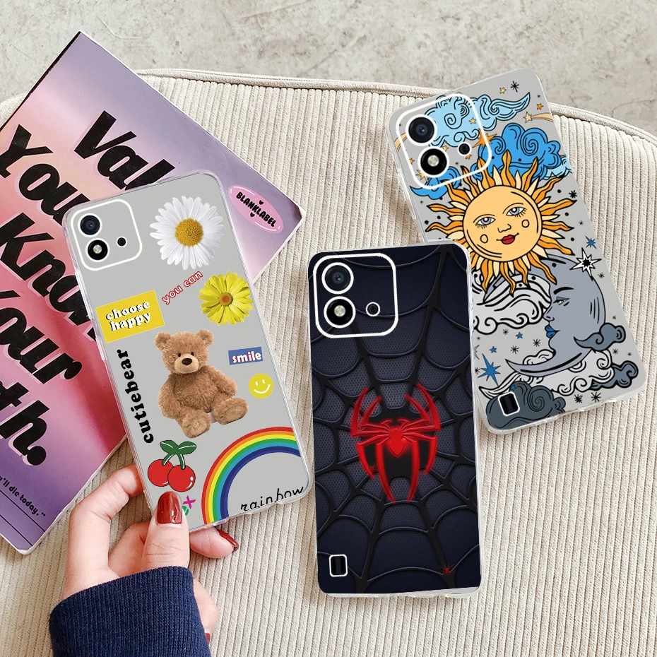 for realme c11 2021 case clear transparent soft tpu case coque on oppo realme c11 c 11 realmec11 2021 6 52 inch phone back cover free global shipping