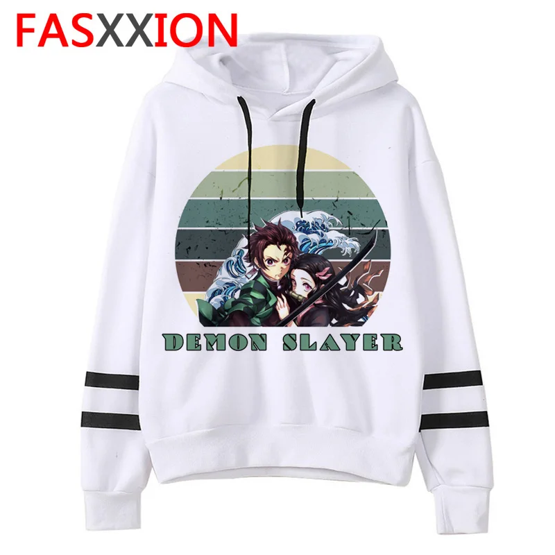 Demon Slayer мультфильм для мужчин/для женщин толстовки аниме унисекс harajuku эстетическое 90s Толстовка ulzzang Графический повседневное Мужской капюшон - Цвет: 2139