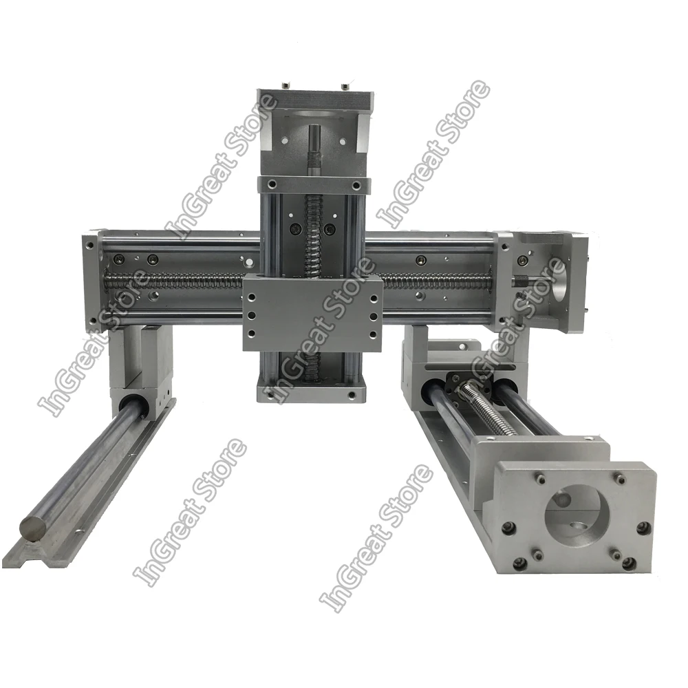 ЧПУ Линейный модуль скользящий стол XYZ Axis Cross Slide Stage Ballscrew + Nema23 Закрытая петля