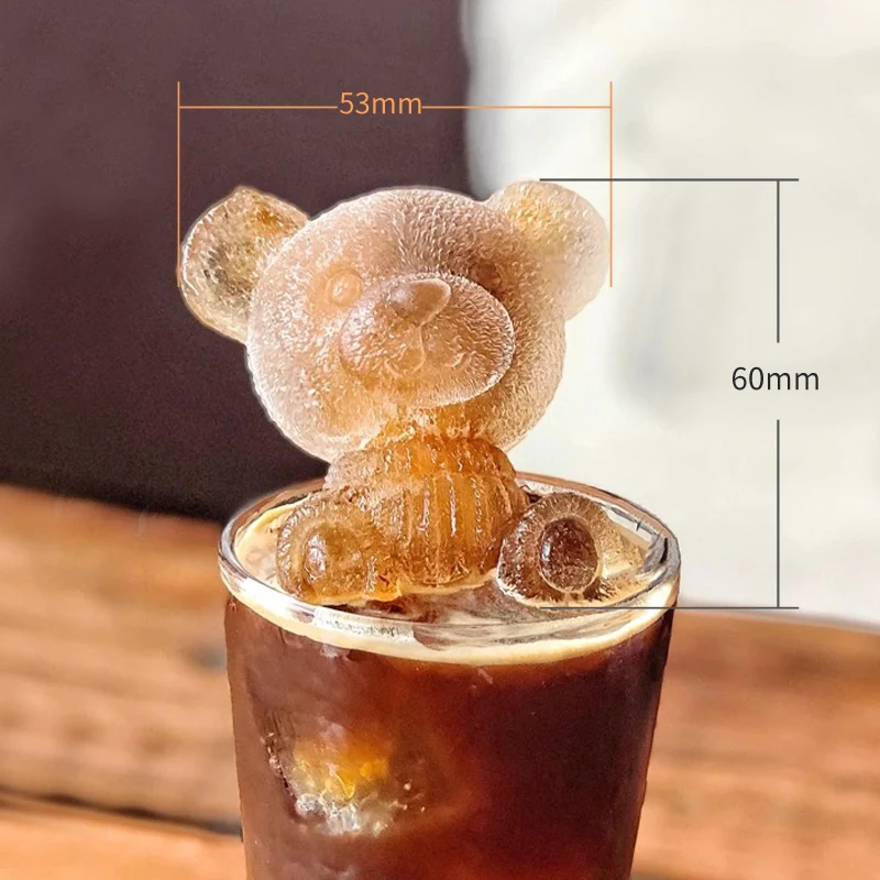 DIY 3D Медведь Тедди силиконовая форма для помадки торт мыло chocoa 1 шт. Силиконовый