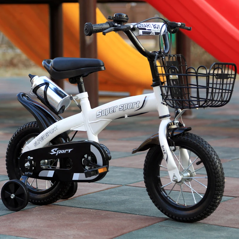 white 16inch Детская Bicycle12/14/16/18 дюймов двухколесный велосипед для мальчиков велосипед для девочки несколько цветов на выбор, Для детей от 2 до 8 лет детский велосипед с бесплатной доставкой - Цвет: white 16inch