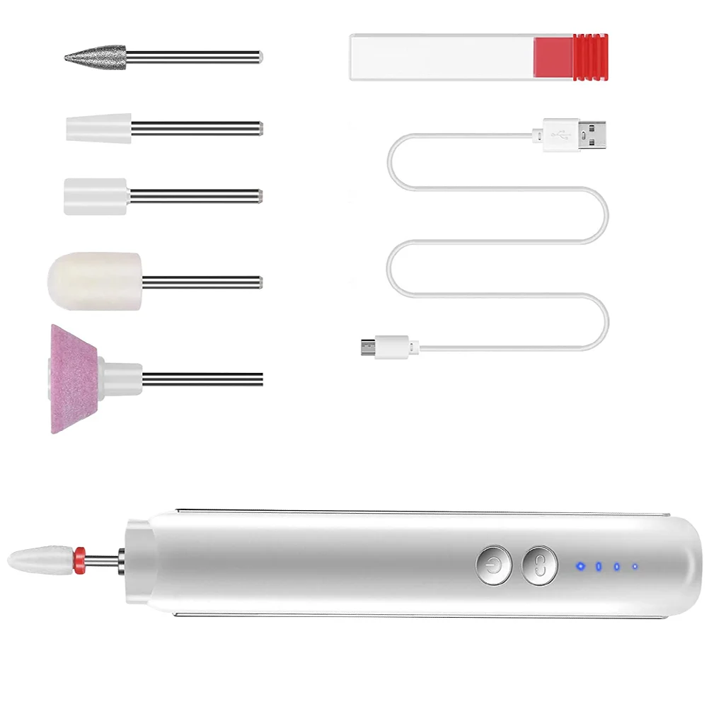 

1 Set of Nail Art Manicure Grinding ABS Machine Kit Charging Electric Nail Grinder