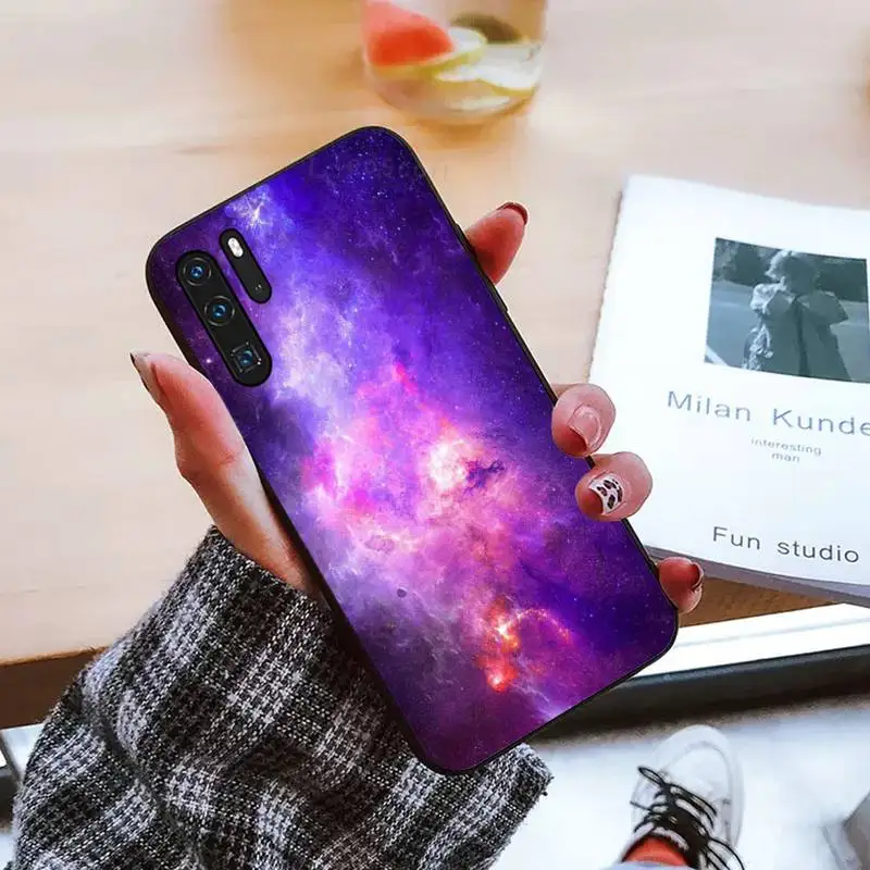 

Interstellar Purple Space Star Phone Cases For Huawei honor Mate mate P 10 9X 10i 20 30 40 y7 lite pro p smart 2019