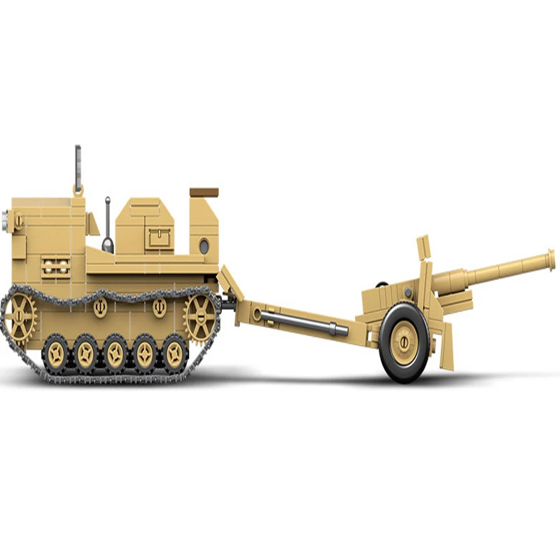 450 шт японский 98 трактор и полевой пистолет строительные блоки WW2 военный солдат