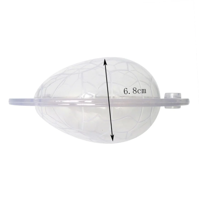 Профессиональные 2 полости поликарбоната пасхальные яйца шоколадная форма