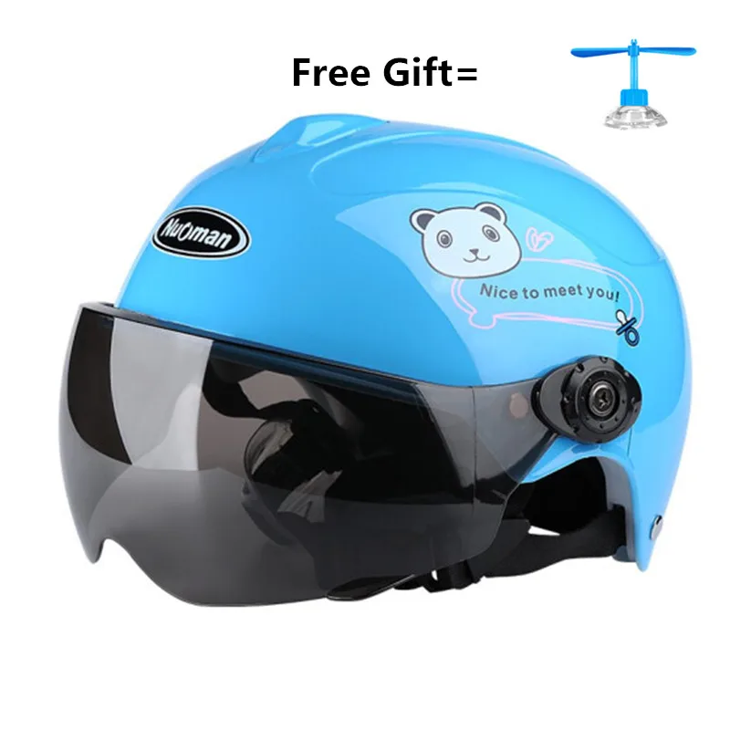 

Профессиональный легкий мотоциклетный шлем на пол-лица, гоночный велосипед, детский мотовездеход, свободный размер для детей 1-7 лет, 47 см-52 с...