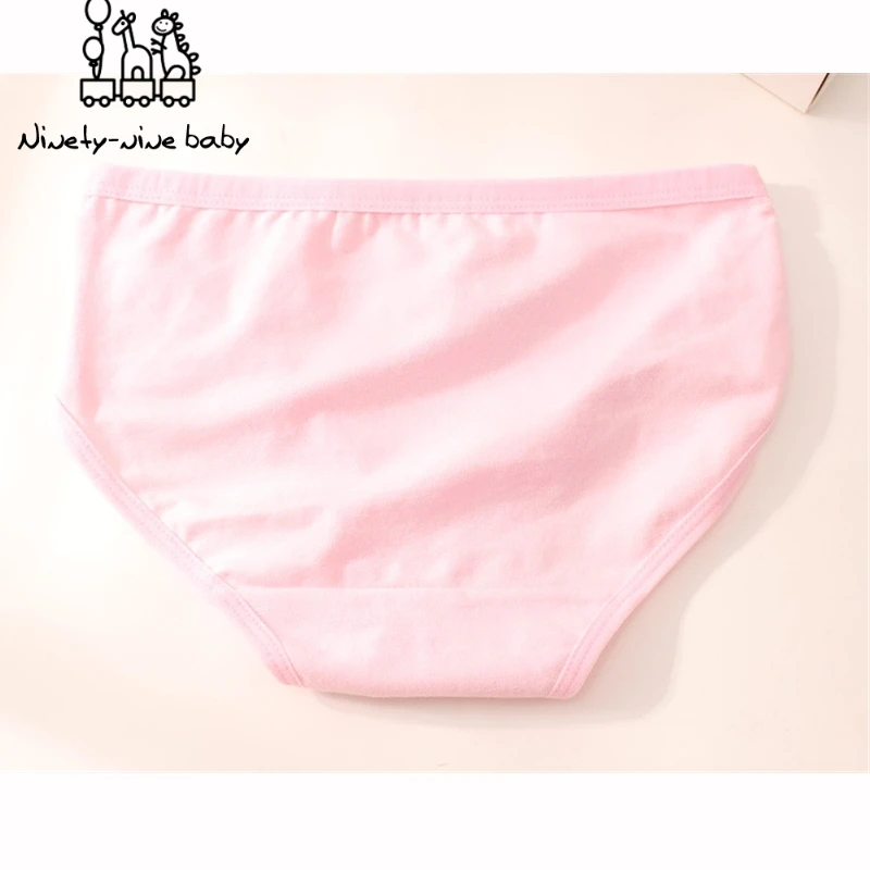 Хлопковые трусики для девочек 6 шт. нижнее белье с милым мультяшным принтом