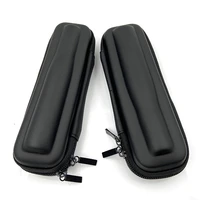 black leather zipp case mini slim case small ego carry bag for pen lighter tobacoo pipe tool