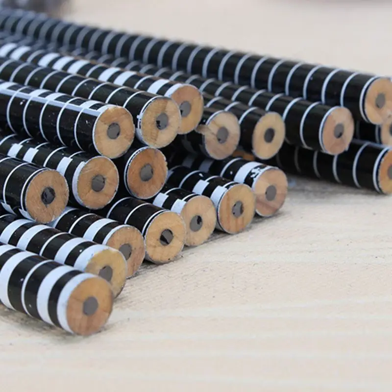 36pcs Musical Note Pencil 2B Standard Round Pencils Piano Notes Writing Drawing Tool Stationery School Student Gift | Канцтовары для