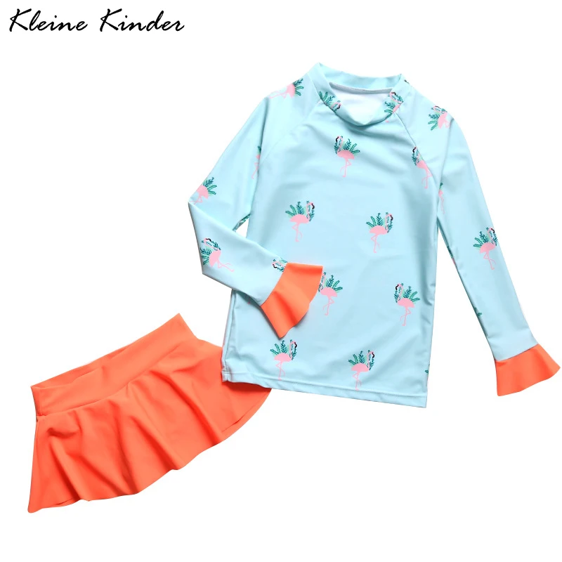 Купальный костюм с длинными рукавами комплект из двух предметов детская одежда