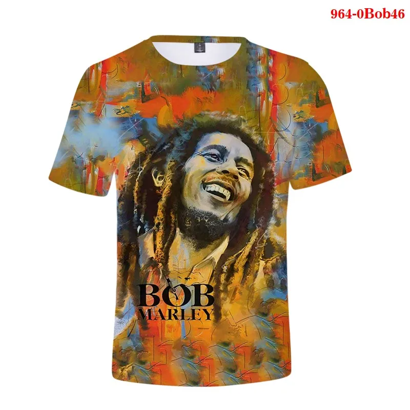 

Women Top Tshirt Print Bob Marley Summer-Style Funny T-Shirt Tops Tee Hipster Bob Marley Casual Cotton Harajuku Graphic Tee