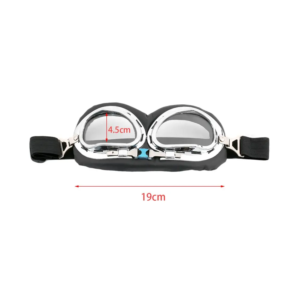 

Anti-UV Vintage Motorcycle Goggles Pilot Biker Helmet Sunglasses Scooter Cruiser ATV Glasses Off-Road Motocross Racing Eyewear
