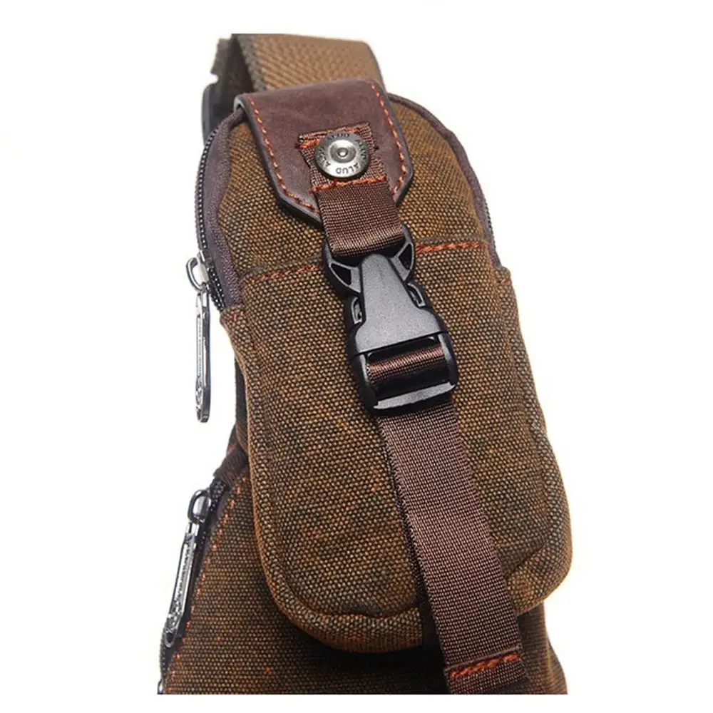 Мужская модная холщовая дорожная сумка мессенджер для верховой езды нагрудная