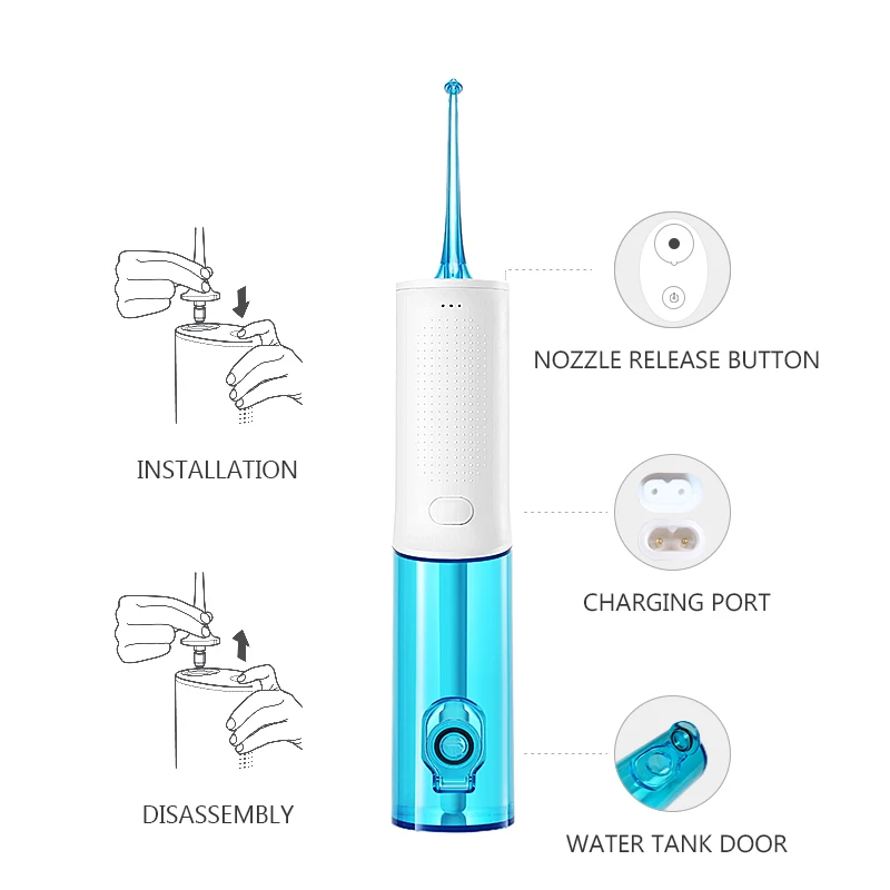 Soocas W3 портативный ирригатор для полости рта USB Перезаряжаемый водный