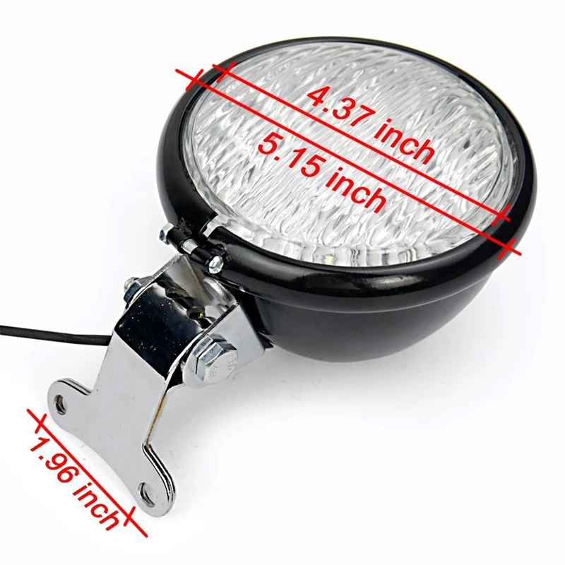 Универсальный черный 5-дюймовый мотоциклетный светодиодный передний фонарь с 30