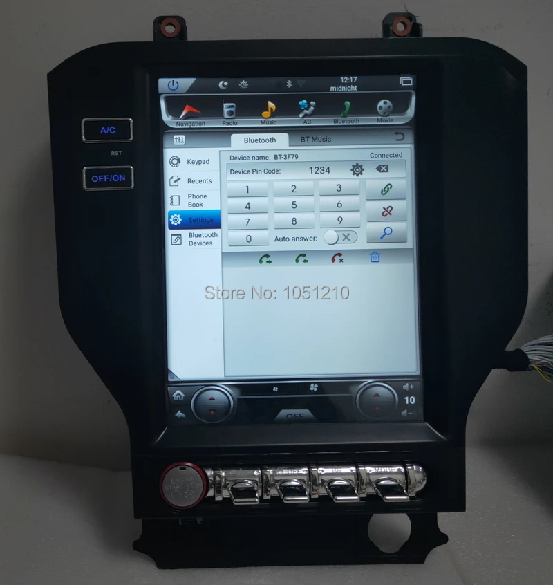 Мультимедийный gps-рекордер Ouchuangbo для Ford mustang 2015-10 4 android 2018 + 64 ГБ | Автомобили и