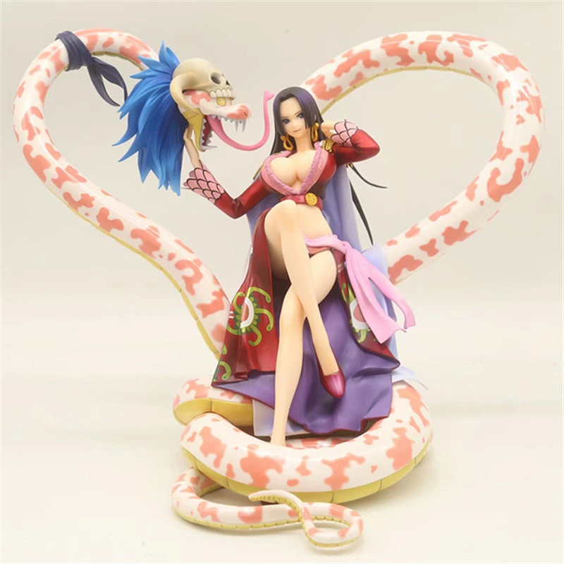 

Anime Sexy Figure One Piece Portrait of Pirates Boa Hancock 15th Ver. PVC Action Figure Collectible Model Toys Doll Gift 22cm