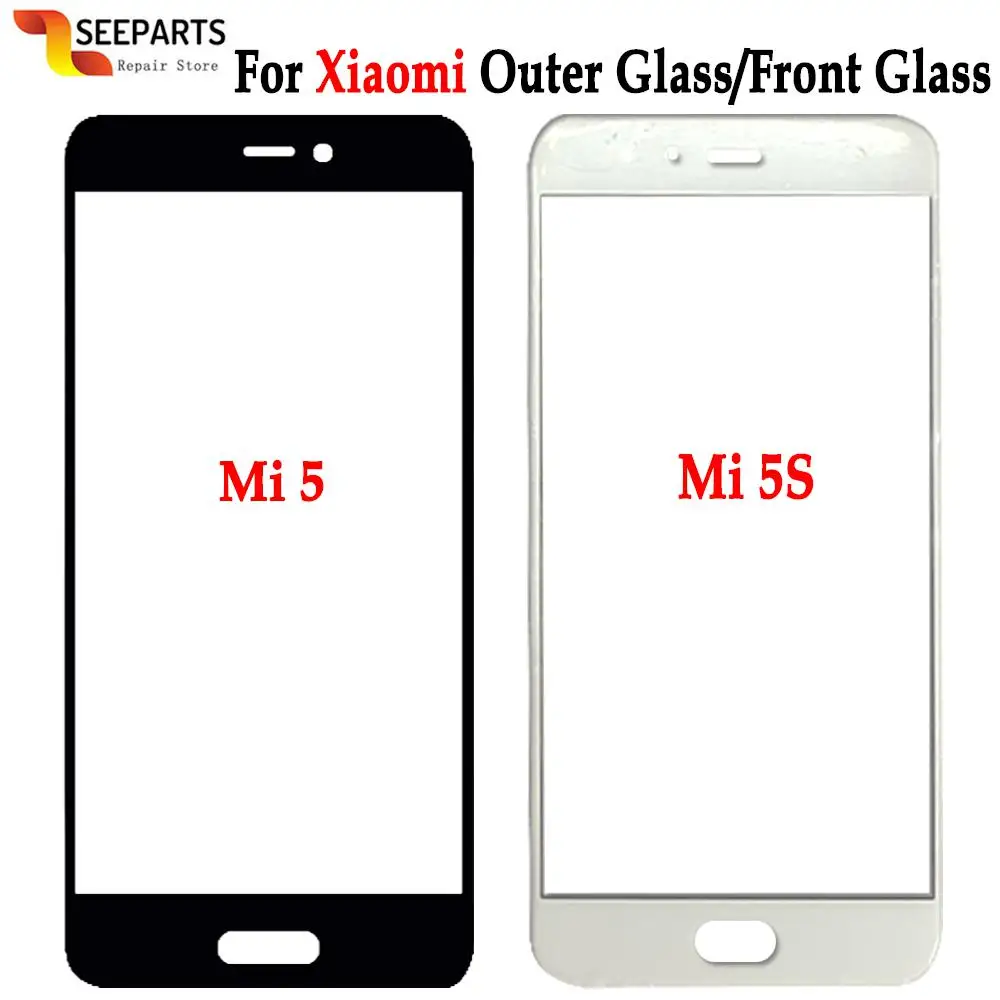 

Для Xiaomi Mi 5 Mi 5s внешнее стекло Переднее стекло объектив сменный экран для Xiaomi Mi 5S Mi 5 внешнее стекло переднее стекло
