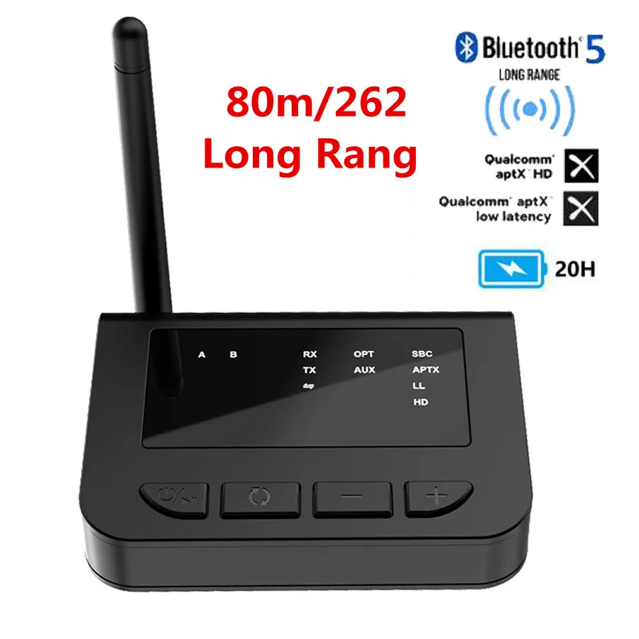 CSR8675 80m Bluetooth 5 0 аудио приемник передатчик обход Aptx HD LL Spdif RCA 3 мм AUX TV PC