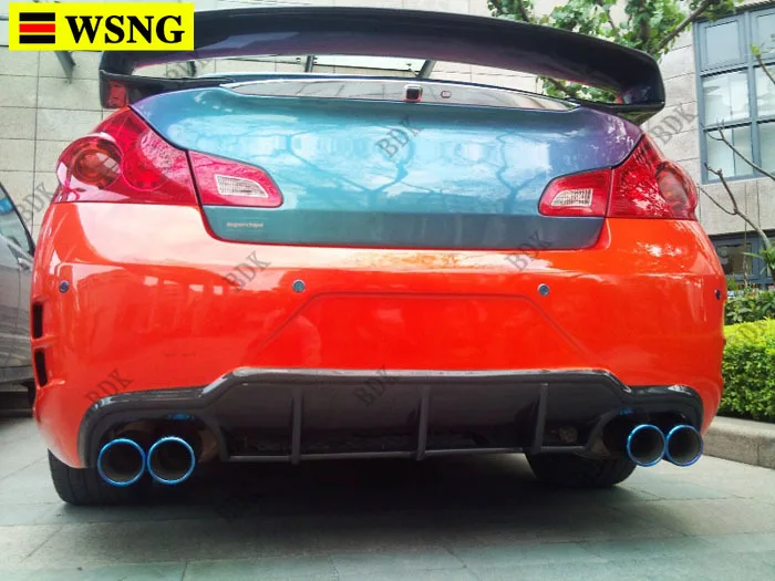 Задний спойлер из углеродного волокна для Infiniti G35 G37 4 двери GTR R35 2007-2010 | Автомобили